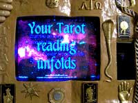 Combination of tarot wisdom and high tech systems